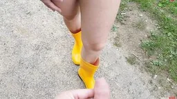 Feet Pee und Gummi mit Luna-Light