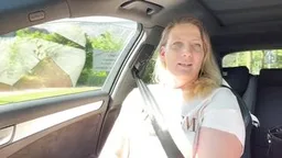 Schlampe Julia Winter lässt sich im Gewerbegebiet von Fremden ficken ohne Kondom! Mit Sperma im Gesicht zurück ins Büro!